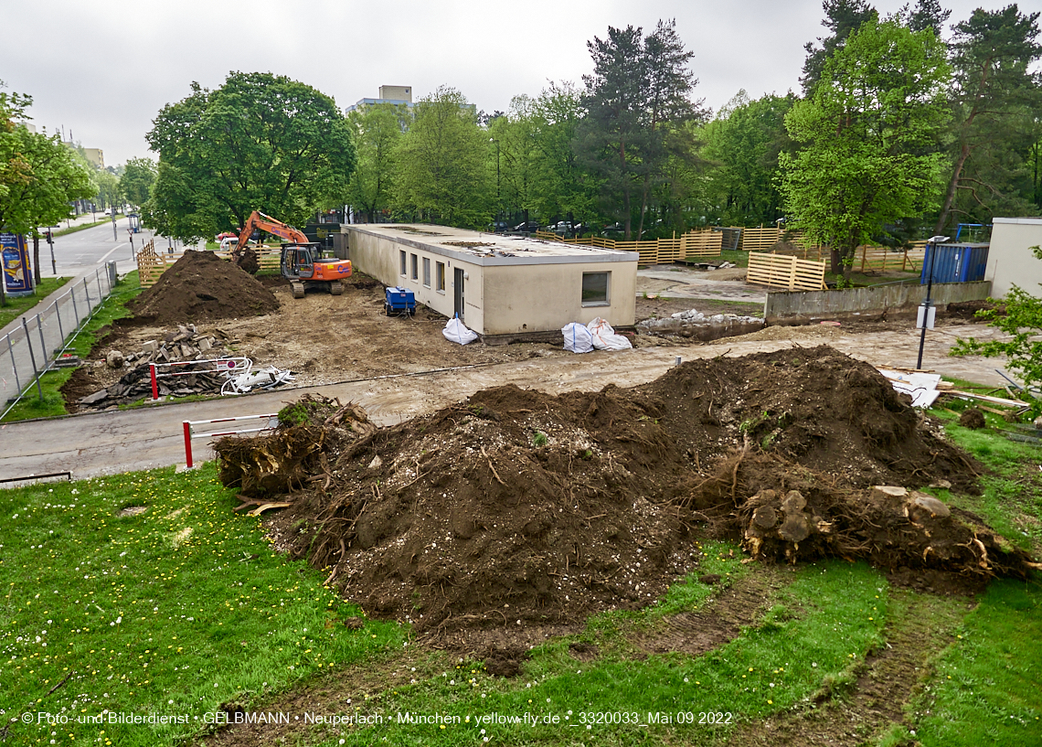 09.05.2022 - Baustelle am Haus für Kinder in Neuperlach